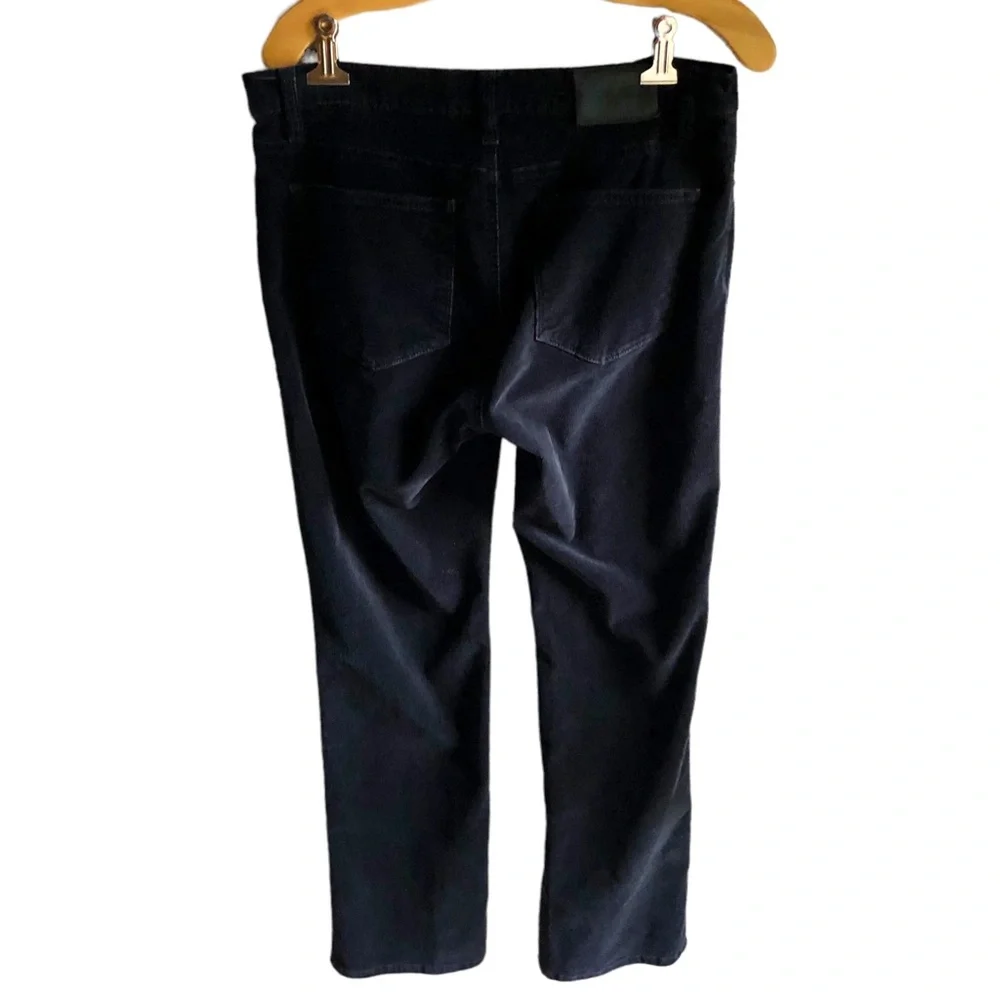 Lauren Ralph Lauren Fine Wale Corduroy Pants. Classic Straight. Black. Size 10 - Picture 6 of 12